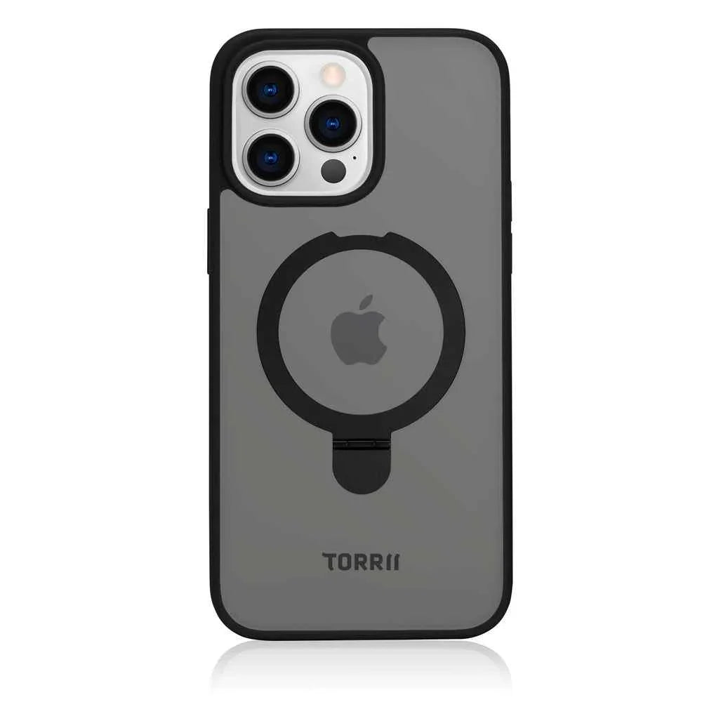 iPhone 15 Pro Torrii Torero Stand Case + Magsafe Compatible - Black iPhone 15 Pro Torrii Torero Stand Case + Magsafe Compatible - Black